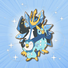 Load image into Gallery viewer, Piplup : Empoleon - Pokemon Evolution Enamel Pin