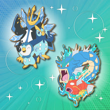 Load image into Gallery viewer, Piplup : Empoleon - Pokemon Evolution Enamel Pin