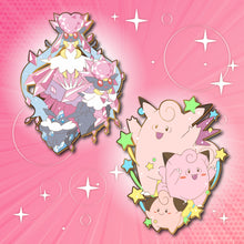 Load image into Gallery viewer, Carbink : Diancie - Pokemon Evolution Enamel Pin