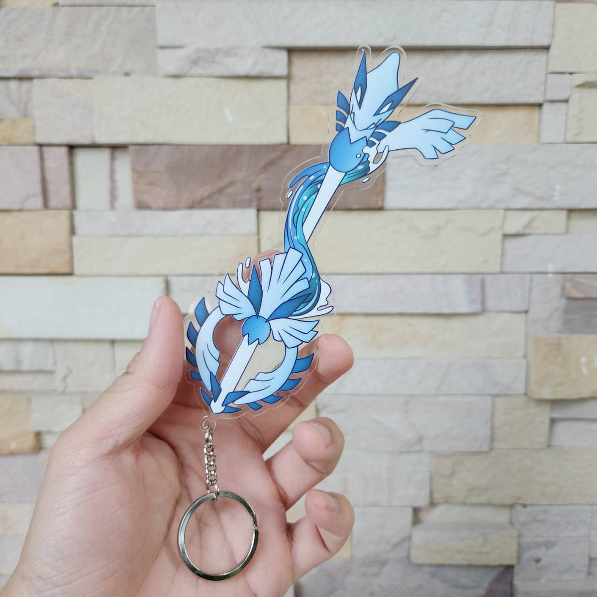 Pokemon Lugia Shiny Custom keychain 4456