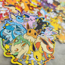 Load image into Gallery viewer, Pokemon Groups - 14 Vinyl Stickers Pack