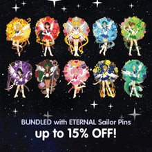 Load image into Gallery viewer, Cosmic Sailor Jupiter - Cosmic Sailor Moon Full Body Enamel Pin