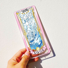 Load image into Gallery viewer, Aqua - Clear Card