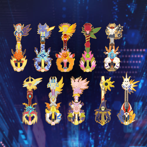 Digimon Keyblade Pin Collection Full Set Discount