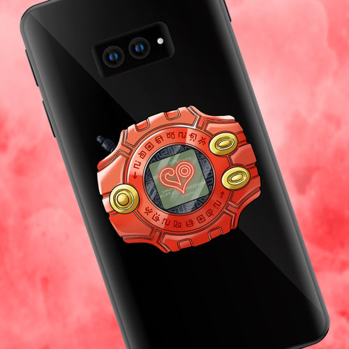 Red Digivice - Biyomon - Digimon Adventure Phone Grip