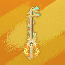 Load image into Gallery viewer, Zenitsu Keyblade - Demon Slayer Keyblade Enamal Pin