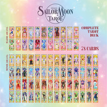 Load image into Gallery viewer, Sailor Moon Tarot Deck - 78 Major &amp; Minor Arcana Tarot Card Deck