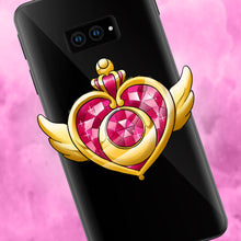 Load image into Gallery viewer, Crisis Moon - Sailor Moon Brooch Phone Grip