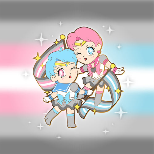 Sailor Demiboy / DemiGirl - Sailor LGBTQ+ Enamel Pin Set
