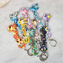 Load image into Gallery viewer, Umbreon Keyblade - Eeveelution Shiny Charms