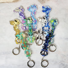 Load image into Gallery viewer, Leafeon Keyblade - Eeveelution Shiny Charms