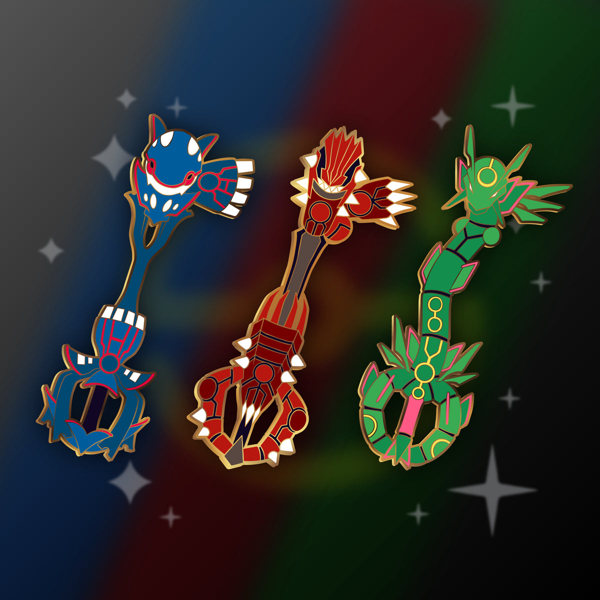 Jirachi Keyblade - Pokemon Legendary Keyblade Enamel Pin – Shinnoyume