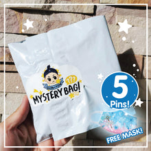 Load image into Gallery viewer, 5 Pins Mystery Bag - Free Included Fabric Mask