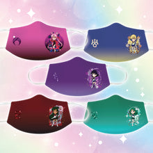 Load image into Gallery viewer, Black Lady - Sailor Moon Fabric Face Mask