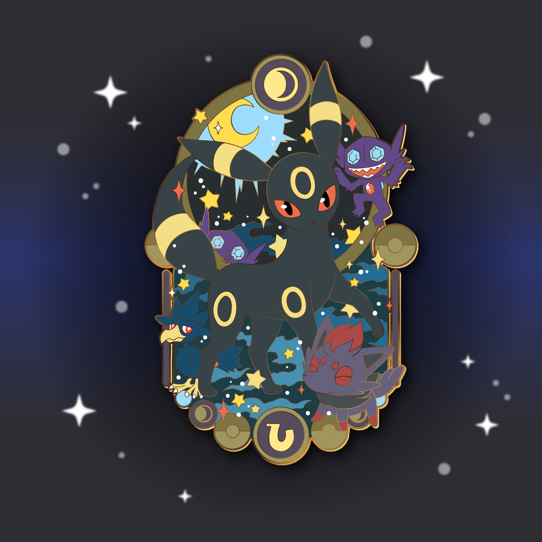 [EARLYBIRD] Umbreon Shrine - Eeveelution Shrine Pin