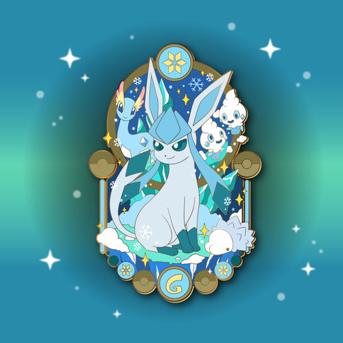 [EARLYBIRD] Glaceon Shrine - Eeveelution Shrine Pin