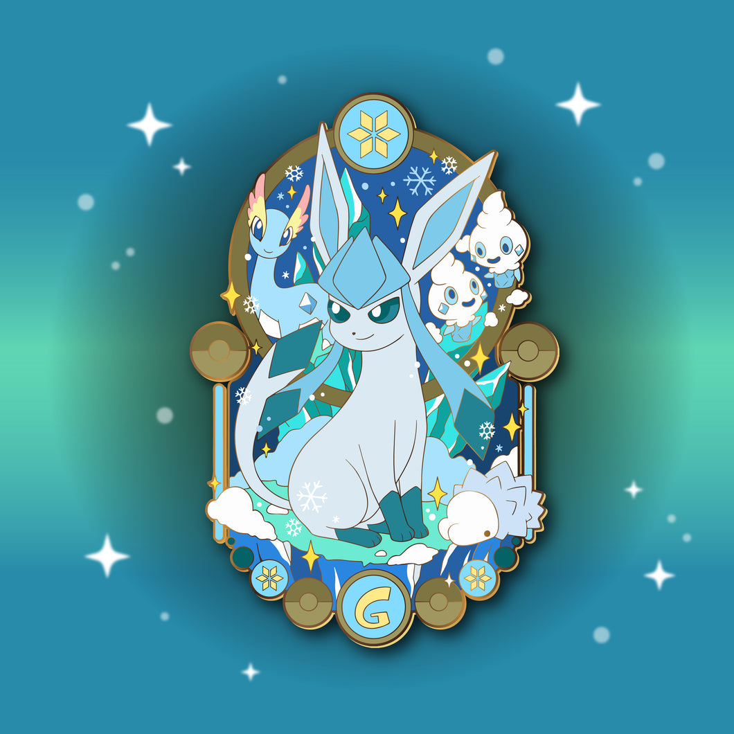 [EARLYBIRD] Glaceon Shrine - Eeveelution Shrine Pin