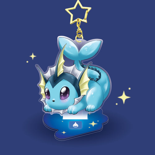 Bunny Vaporeon - Bunny Eeveelution Charms & Stands