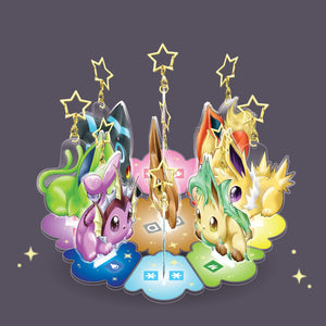 Bunny Glaceon - Bunny Eeveelution Charms & Stands
