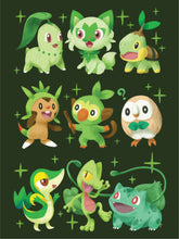 Load image into Gallery viewer, Grass Starters Pants - Pokemon Apparel Collection