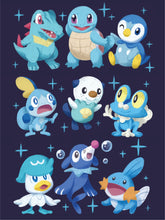 Load image into Gallery viewer, Water Starters Pants - Pokemon Apparel Collection