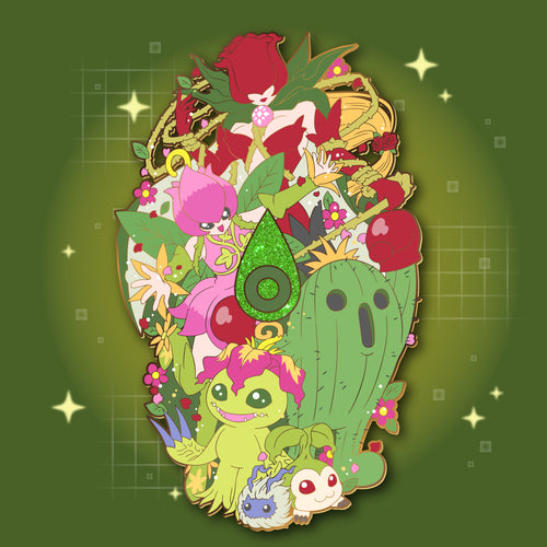 [PREORDER] Palmon Digivolution! - Digivolution Extra Enamel Pin