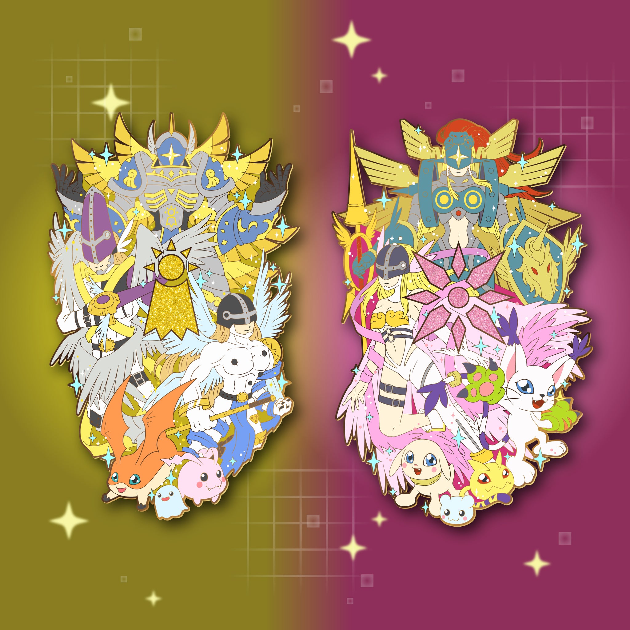 Gatomon Digivolution! - Digivolution Extra Enamel Pin – Shinnoyume