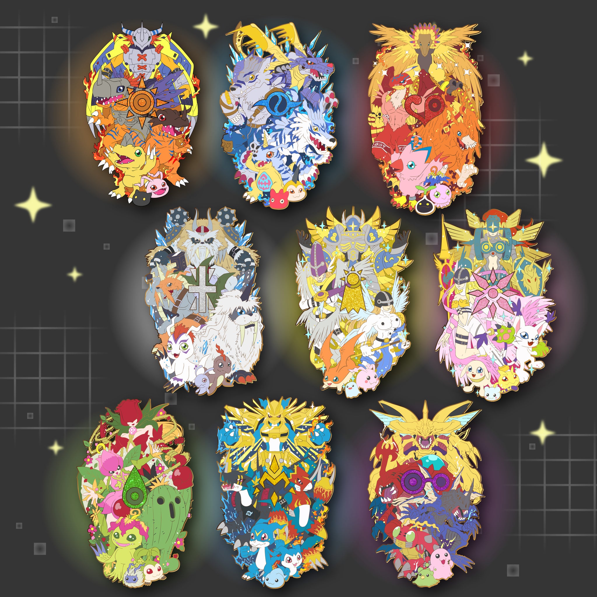 Gatomon Digivolution! - Digivolution Extra Enamel Pin – Shinnoyume