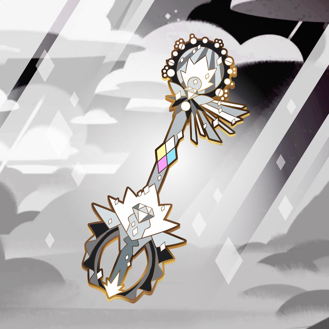 White Diamond Keyblade - Steven Universe Keyblade Enamel Pin