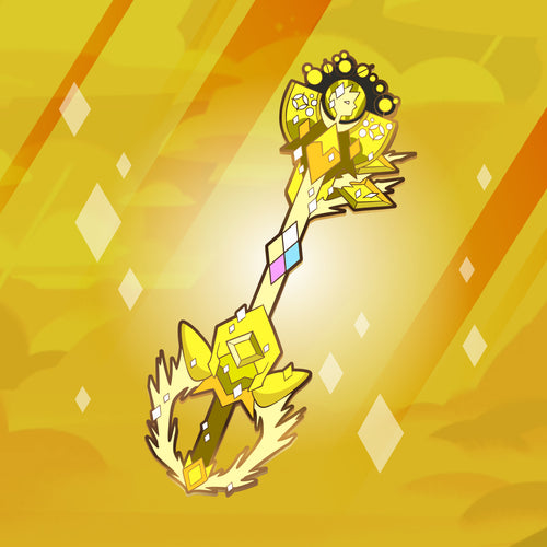 Yellow Diamond Keyblade - Steven Universe Keyblade Enamel Pin