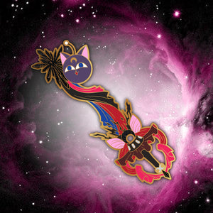 Black Lady/Wicked Lady - Sailor Moon Keyblade Enamel Pin Collection
