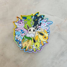 Load image into Gallery viewer, Eeveelution Rainbow - Pokemon Group Stickers