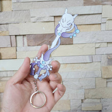 Load image into Gallery viewer, MewTwo Keyblade - Pokemon Shiny Charms