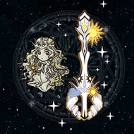 Light Keyblade - Clow Card Keyblade Enamel Pin