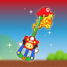 Load image into Gallery viewer, Mario Keyblade - Super Mario Keyblade Enamel Pin