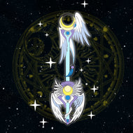 Yue Keyblade - Clow Card Keyblade Enamel Pin0