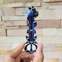 Load image into Gallery viewer, Umbreon Keyblade - Eeveelution Shiny Charms