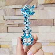 Glaceon Keyblade - Eeveelution Shiny Charms