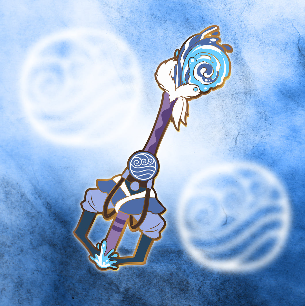 Katara Keyblade - Avatar the Last Airbender Keyblade Enamel Pin
