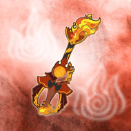 Zuko Keyblade - Avatar the Last Airbender Keyblade Enamel Pin