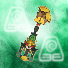 Load image into Gallery viewer, Suki/Kyoshi Keyblade - Avatar the Last Airbender Keyblade Enamel Pin