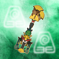 Suki/Kyoshi Keyblade - Avatar the Last Airbender Keyblade Enamel Pin