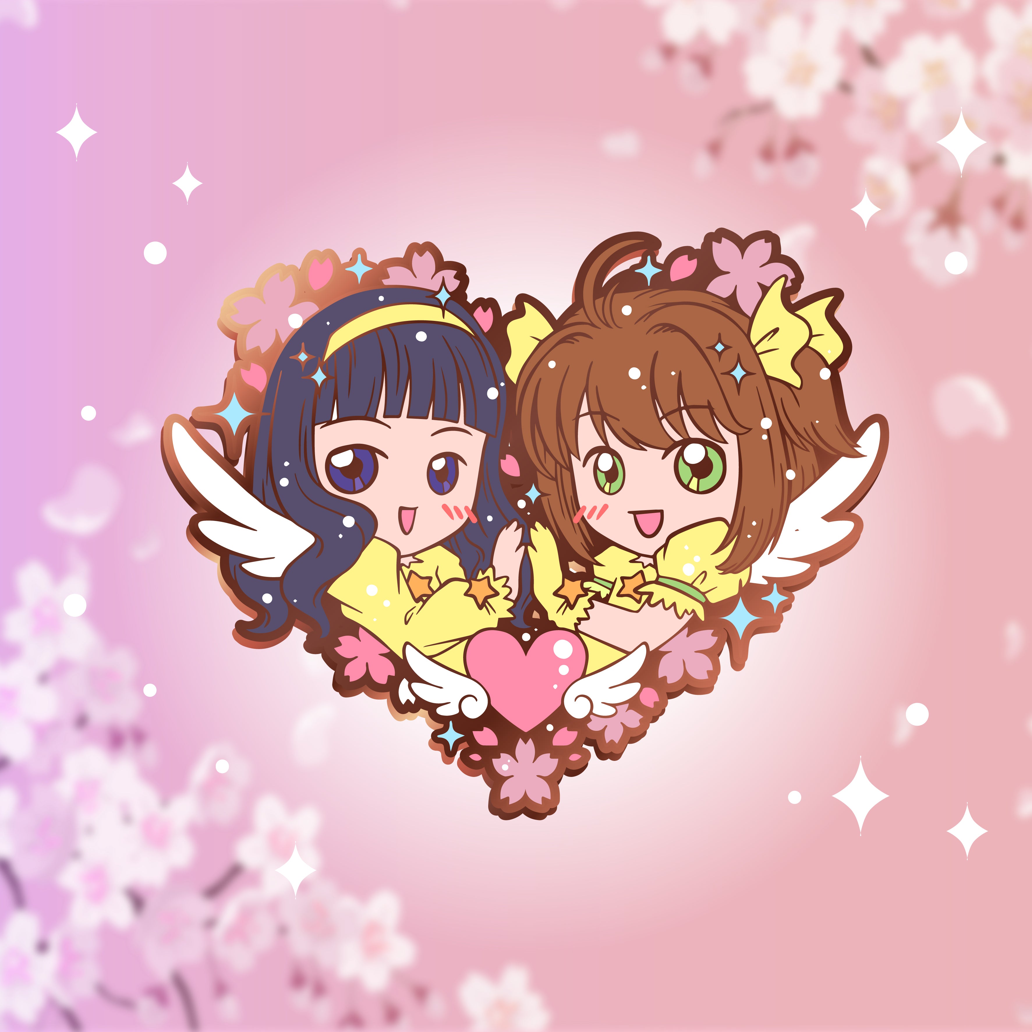 ♡ToMoPilll7♡ Sakura x Tomoyo Pin - Card Captor Sakura Love Collection