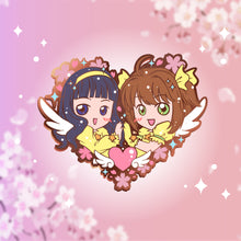Load image into Gallery viewer, Sakura x Tomoyo Pin - Card Captor Sakura Love Collection