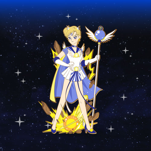 Cosmic Sailor Uranus - Cosmic Sailor Moon Full Body Enamel Pin