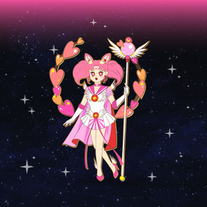 Cosmic Sailor Chibi Moon - Cosmic Sailor Moon Full Body Enamel Pin