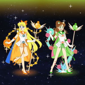 Cosmic Sailor Venus - Cosmic Sailor Moon Full Body Enamel Pin