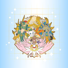 Load image into Gallery viewer, Celestial Three - Digimon Digivolution Enamel Pin