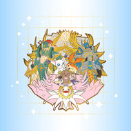 Celestial Three - Digimon Digivolution Enamel Pin