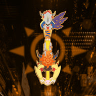 Agumon Keyblade - Digimon Keyblade Enamel Pin